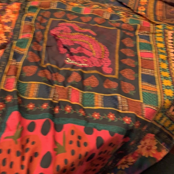 Farm Rio Mixed Scarves MIDI Skirt - Picture 7 of 10